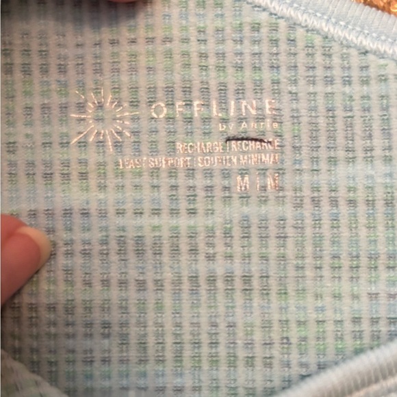 NWOT *Bundle of 2* aerie Offline seamless Recharge crop tanks size M - Picture 3 of 7